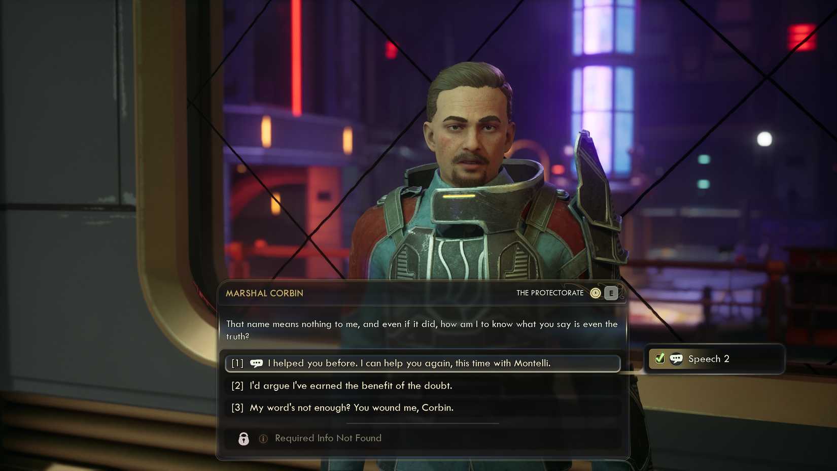 Corbin at Vox Relay Station in Outer Worlds 2